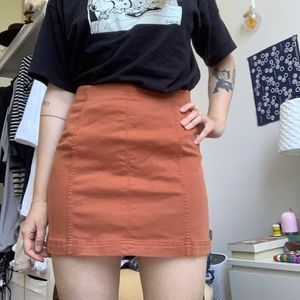 Taupe Pencil Skirt